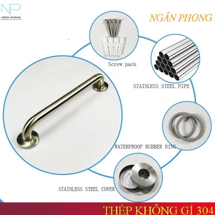 TAY VỊN AN TOÀN INOX 304-PHI 32