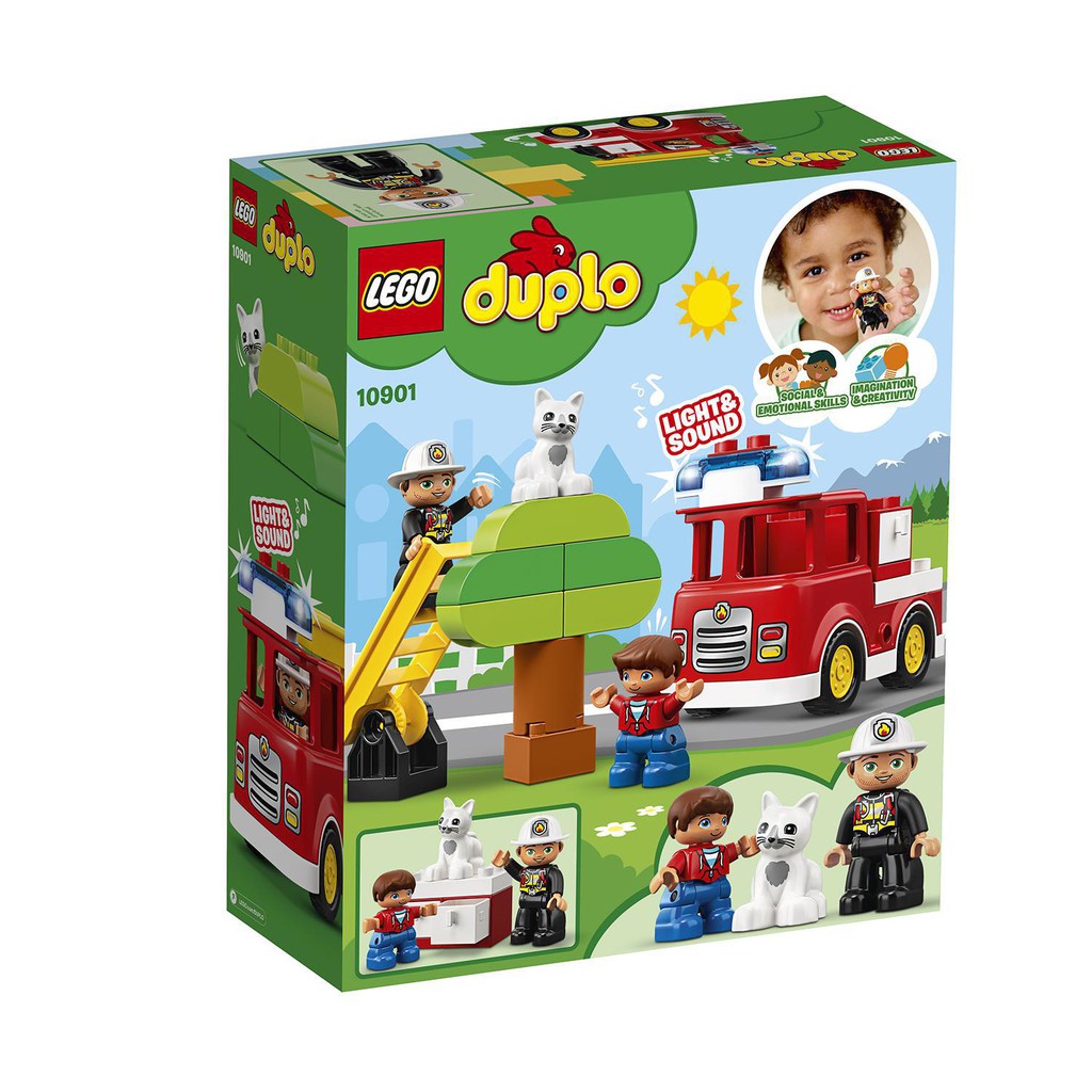 Đồ Chơi LEGO Duplo Xe Cứu Hỏa Của Bé 10901 Cho Bé Trên 2 Tuổi