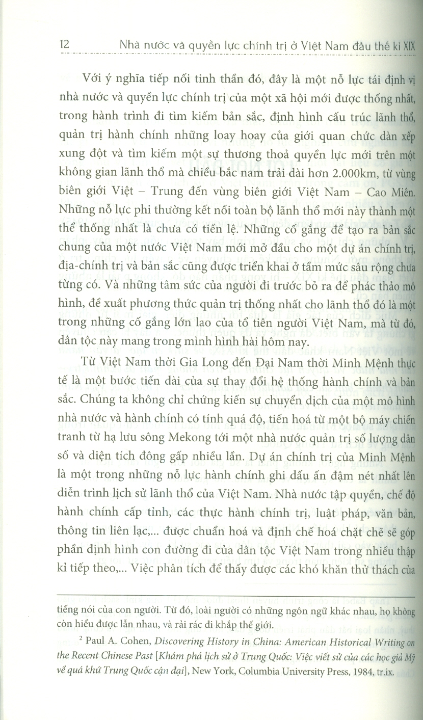 Nhà Nước Và Quyền Lực Chính Trị Ở Việt Nam Đầu Thế Kỷ XIX