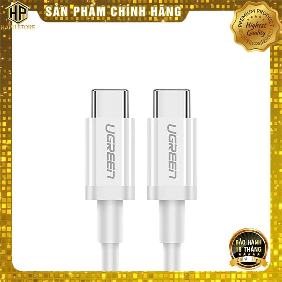 Cáp Data Type-C to Type-C Male 2.0 sạc nhanh QC 3.0 UGREEN 60518 60519 60520 cao cấp - Hàng Chính Hãng