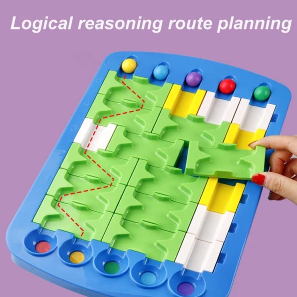 BỘ LOGIC PUZZLE TÌM ĐƯỜNG BÓNG LĂN NHIỀU CẤP ĐỘ CHƠI TRÍ TUỆ