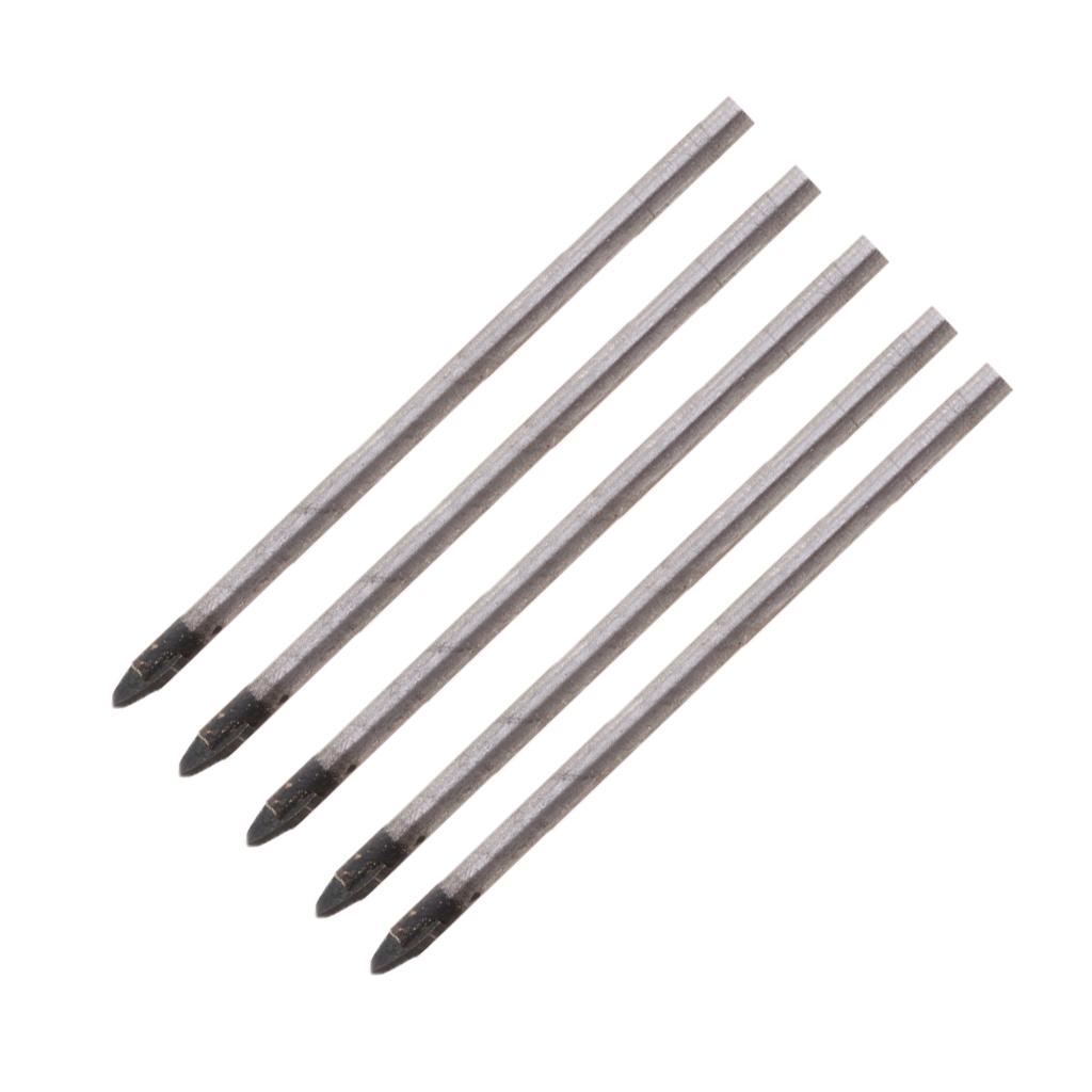 10 Pieces 3 &amp; 4mm Spear Head Ceramic,Porcelain,Marble,Drill Bit Glass Tile