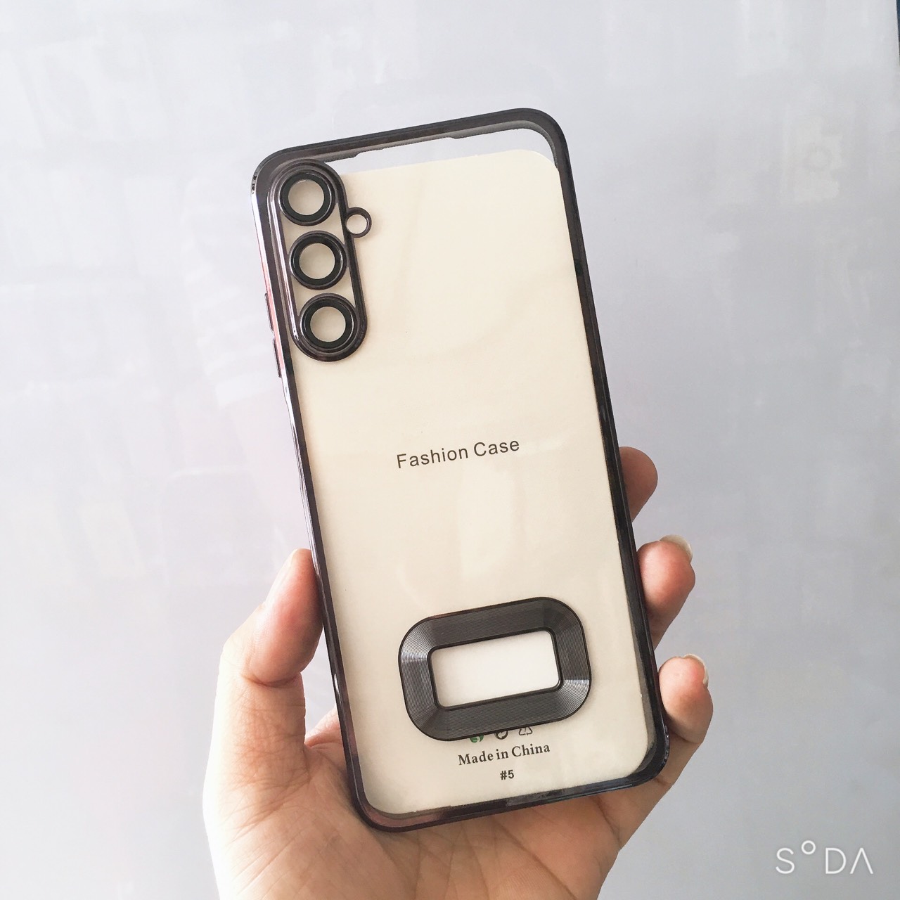 Ốp lưng cho Samsung A05s TPU trong viền màu cạnh vuông bảo vệ camera Kai Nguyễn