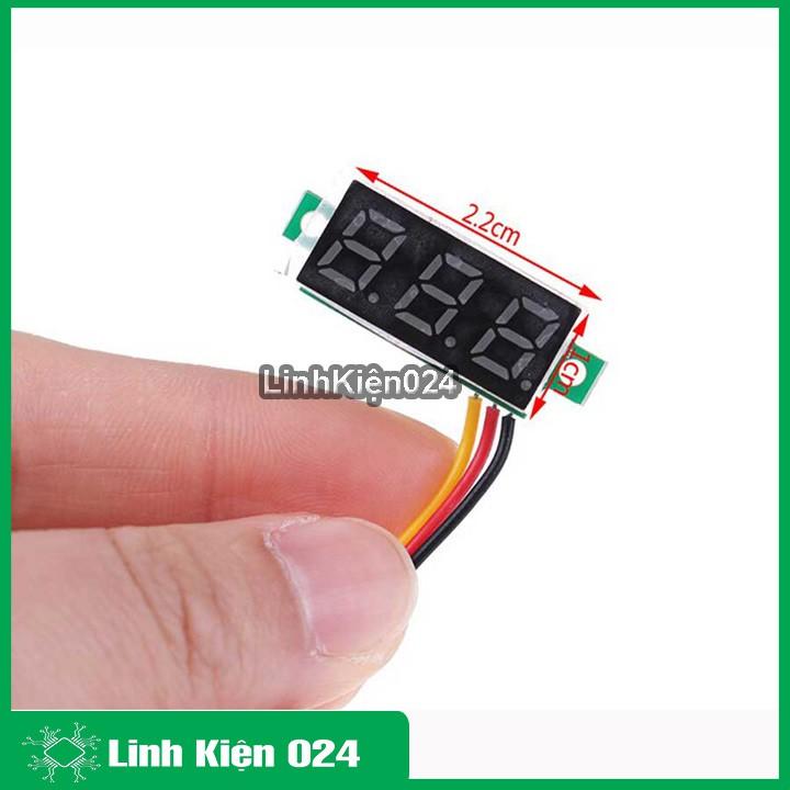 Vôn Kế Điện Tử 0.28 Inch 0-100VDC