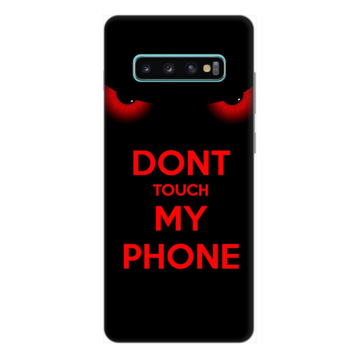 Ốp lưng điện thoại Samsung S10 Plus hình Dont Touch My Phone
