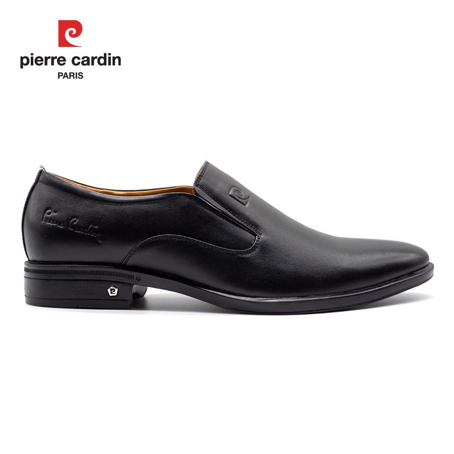 Giày lười da nam Pierre Cardin, chất liệu da bò thật cao cấp, thiết kế đơn giản, logo dập nổi sang trọng - PCMFWLG 712