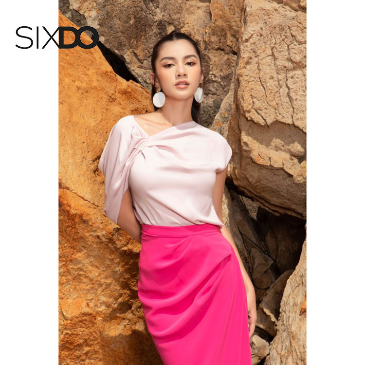 Áo lụa kiểu nữ sang trọng SIXDO