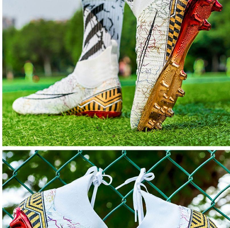 LCRTZKG 2023 Giày bóng đá Assassin mới cho nam giới World Cup AG Long Nail Race Đào tạo Giày cho nam giới và phụ nữ Sinh viên trẻ em Broken Nail