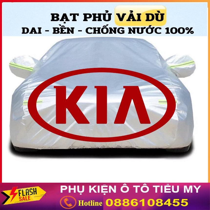 Bạt Phủ Ô Tô Vải Dù Kia Morning, Soluto, Cerato, Seltos, K3, Rondo, Optima Sorento Sedona chống nóng