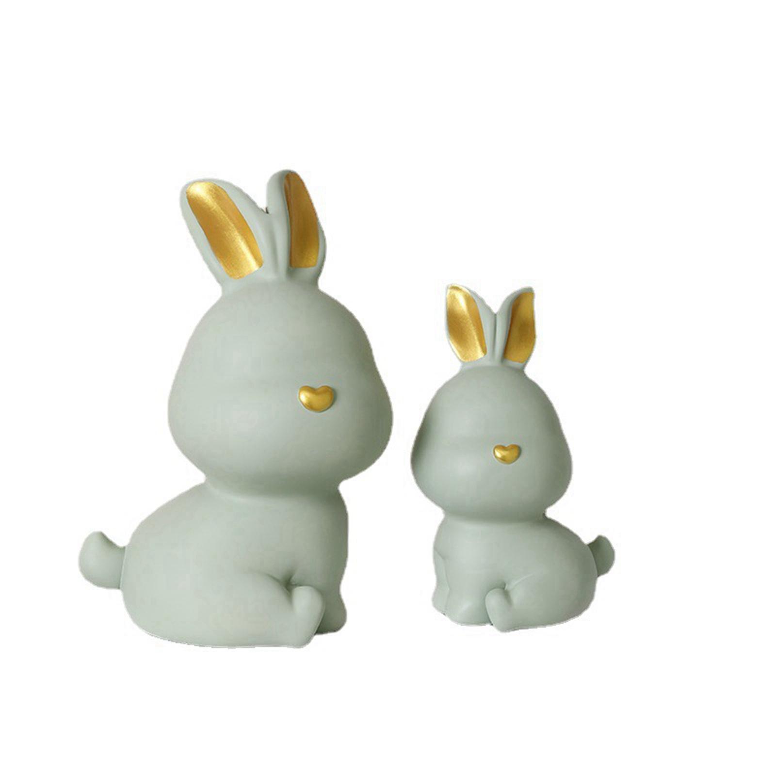 Rabbit Piggy Box Statue Container Money Box for Toddler