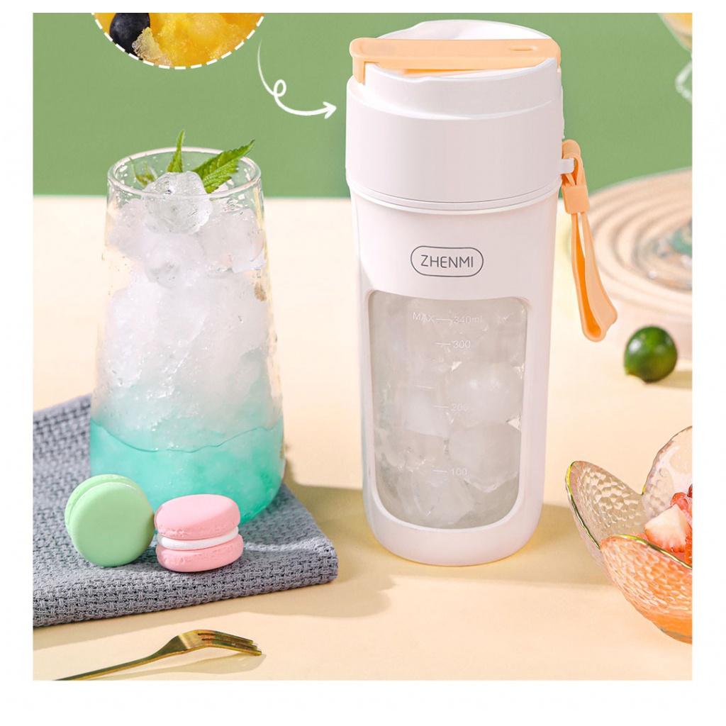 Máy Xay Sinh Tố Không Dây 340ml 10 Lưỡi Dao Tiện Dụng
