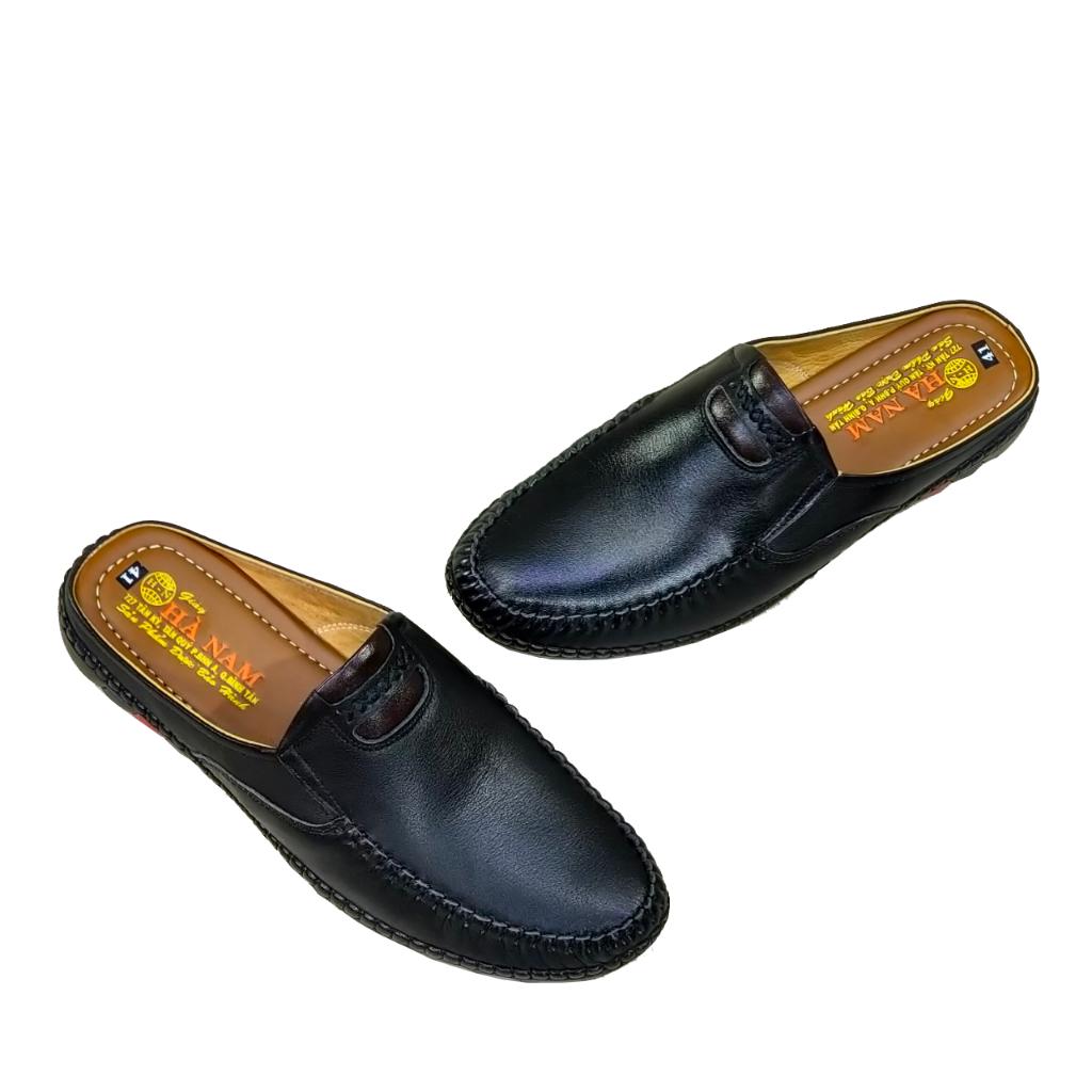 Dép Bít Mũi Nam HÀ NAM Da Bò Thật Cao Cấp GSB20140