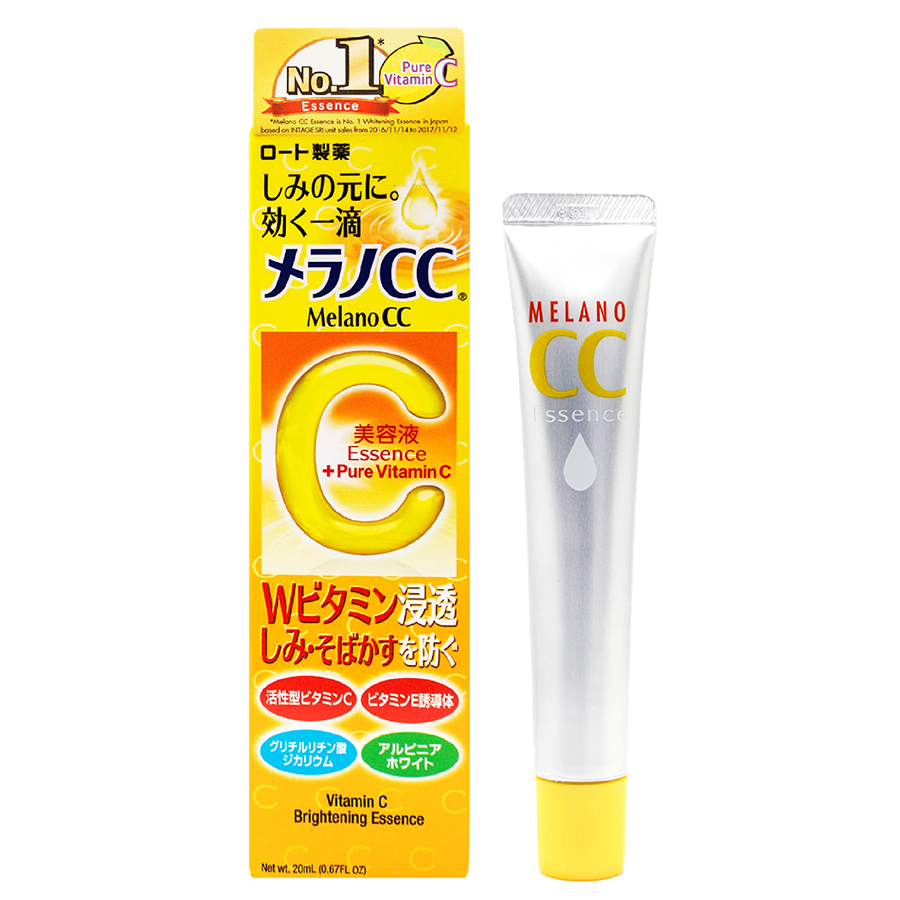 Tinh chất vitamin C dưỡng trắng da, chống thâm nám Melano CC Whitening Essence 20ml