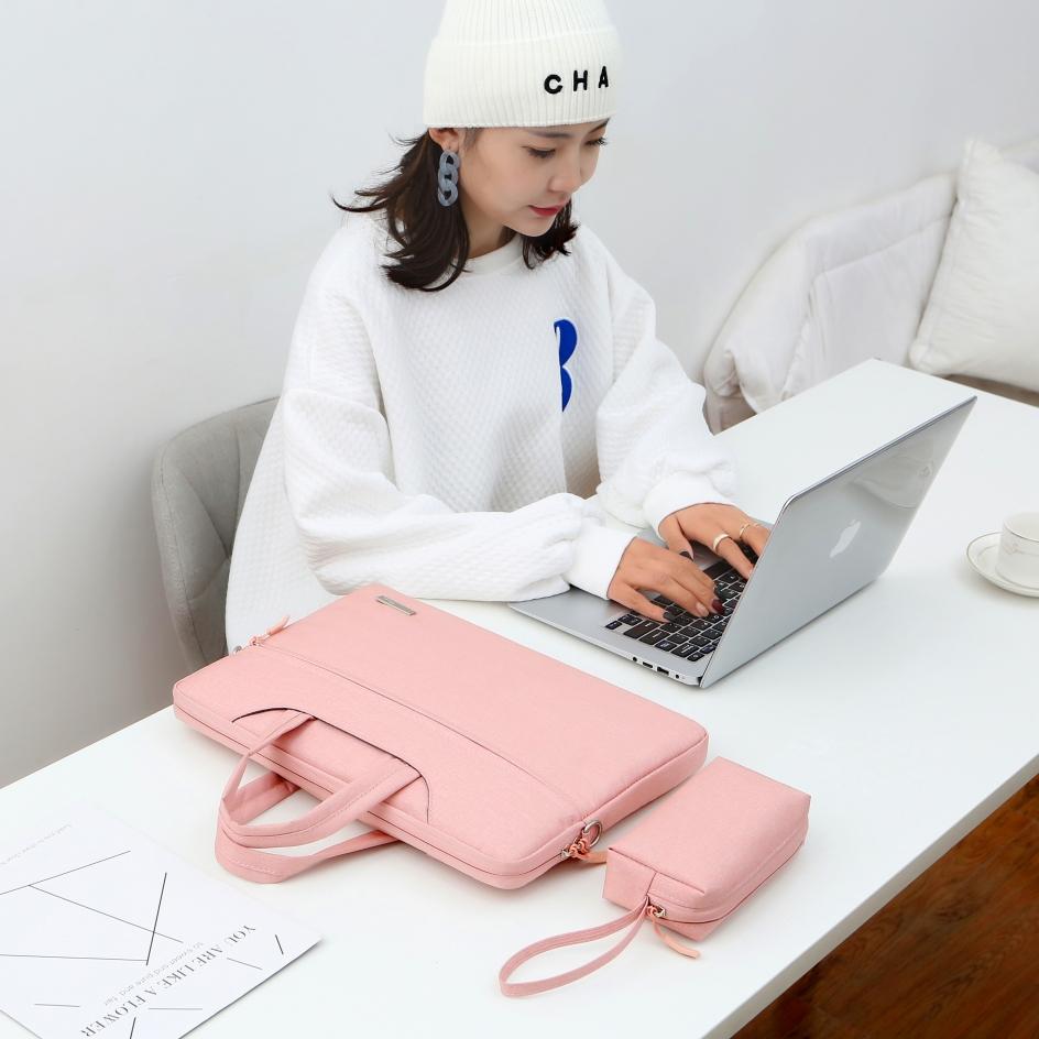 Túi Đựng Laptop Tay 12 13.3 15.6 14 Đeo Vai Xách Tay Túi Túi Đựng Máy Tính Xách Tay Cho Macbook Air Pro M1 Lenovo Huawei Túi Xách cặp Xách