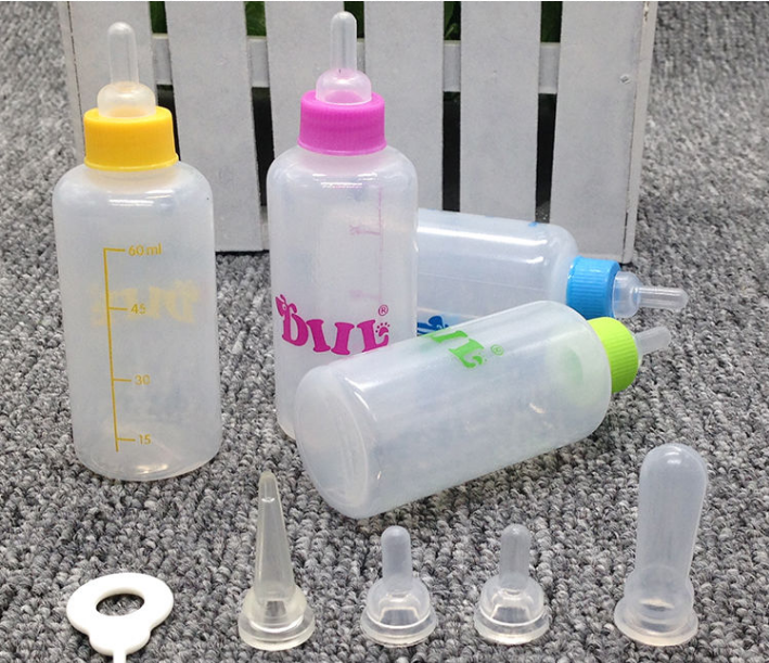 Bình Ti /Bình Sữa Chó Mèo Sơ Sinh fullbox 3 phụ kiện