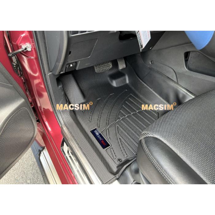 Thảm lót sàn xe ô tô Mitsubishi Pajero Sport 2019 - nay Nhãn hiệu Macsim chất liệu nhựa TPV cao cấp màu đen