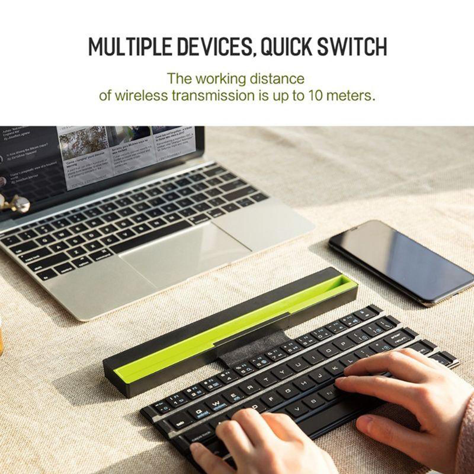 Foldable Ultra-Thin Bluetooth Keyboard