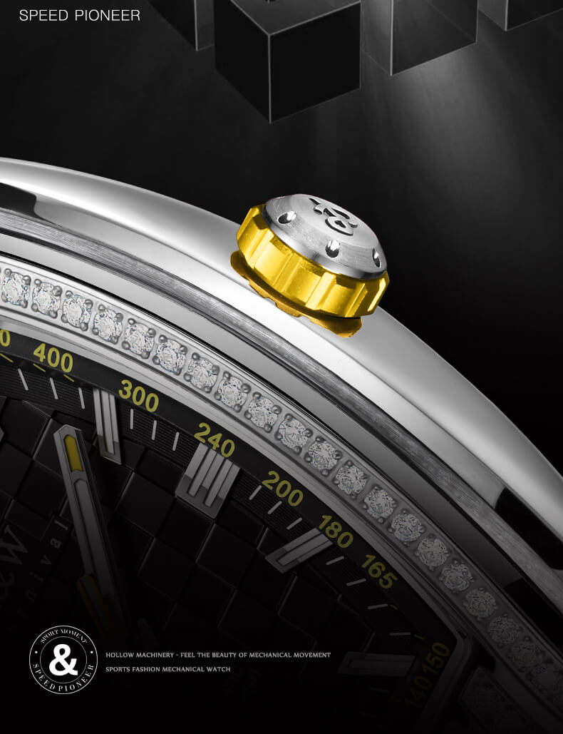 Đồng hồ nam chính hãng IW Carnival IW727G-1 ,kính sapphire,chống xước,chống nước 50m,Bh 24 tháng,máy cơ (automatic)