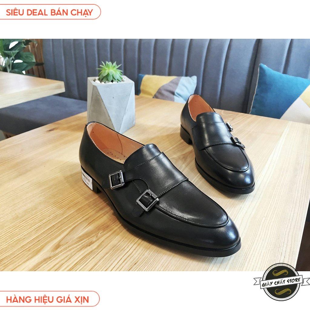 Giày Lười 2 Khóa Nam Da Pu M600 Trẻ Trung Cao Cấp