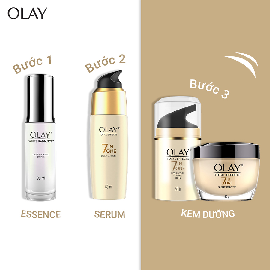 Combo Kem Dưỡng OLAY Total Effects Ngăn Ngừa Và Bảo Vệ Da Khỏi 7 Dấu Hiệu Lão Hóa