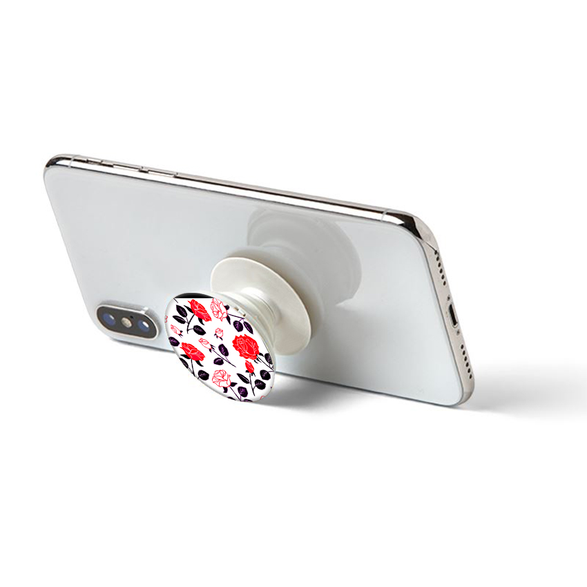 Gía đỡ điện thoại đa năng, tiện lợi - Popsockets - In hình FLOWER 17 - Hàng Chính Hãng