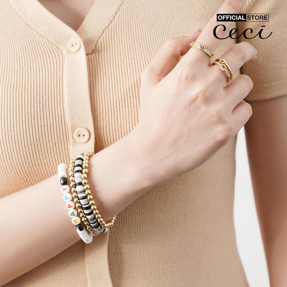 CECI - Bộ 4 vòng đeo tay nữ dạng chuỗi trẻ trung CC3-04000011-01