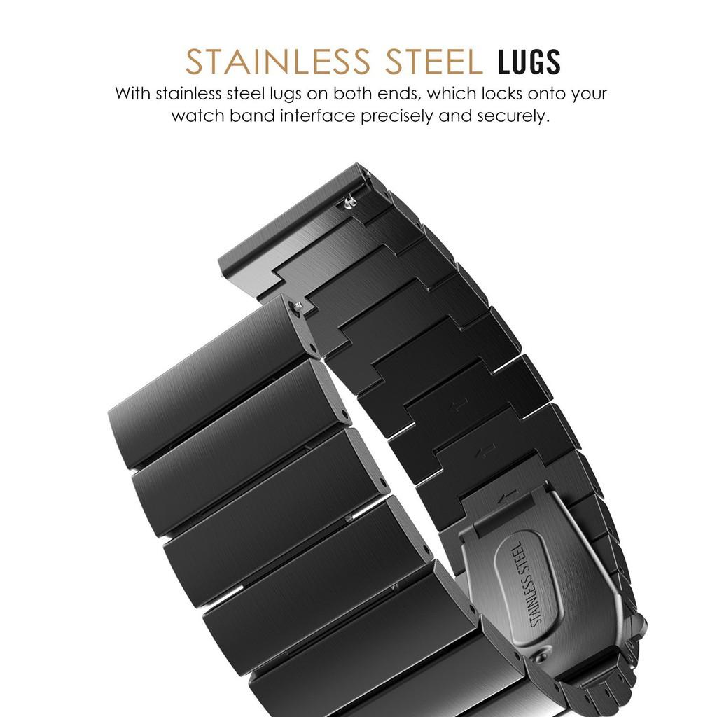 Dây đeo bằng thép không gỉ dành cho đồng hồ thông minh Huami Amazfit Stratos Sports Watch 2