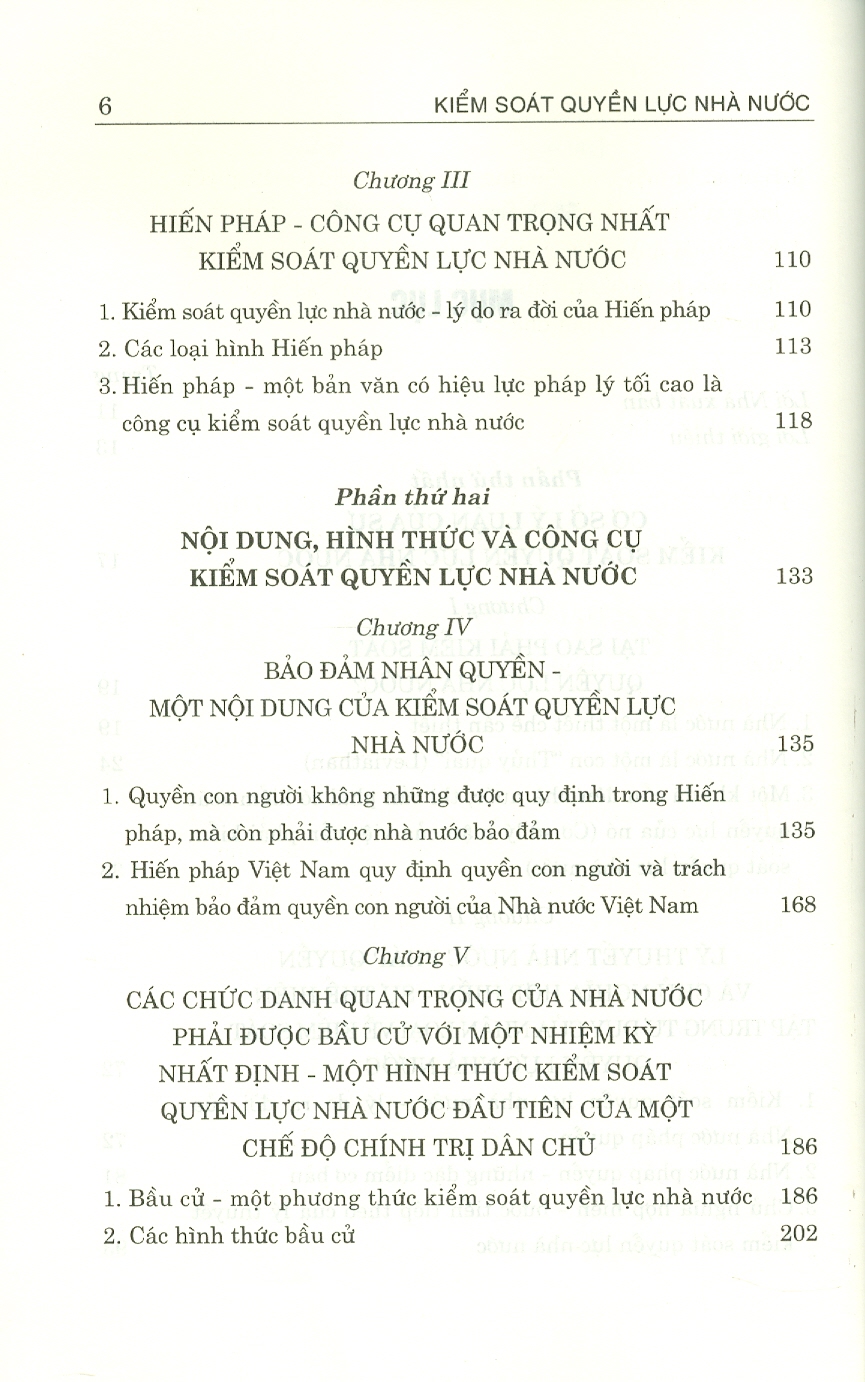 Kiểm Soát Quyền Lực Nhà Nước (Sách tham khảo, tái bản có sửa chữa, bổ sung)