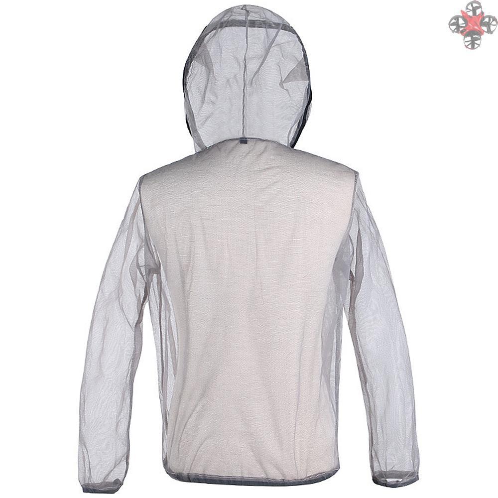 Áo Khoác Lưới Chống Côn Trùng Tiện Lợi Cho Dã Ngoại
