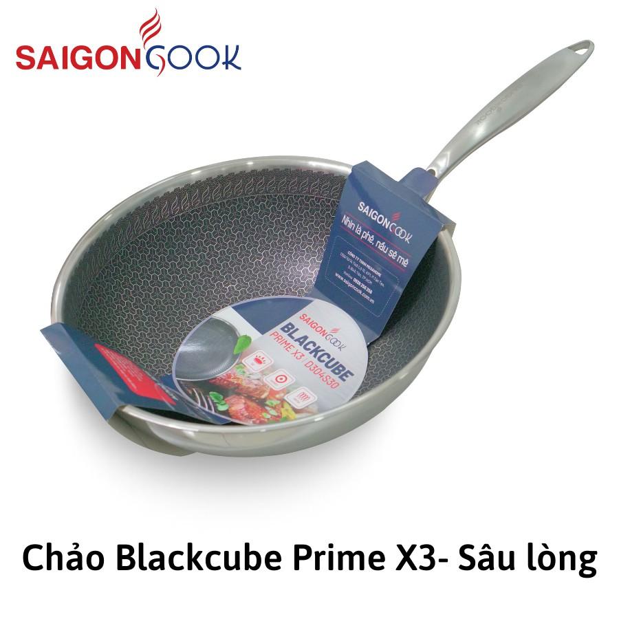 Chảo chống dính công nghệ BLACKCUBE tổ ong sâu lòng