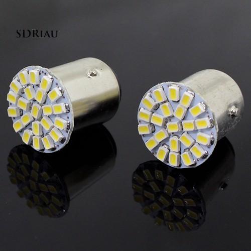 Set 2 bóng đèn led gắn đuôi 1157 BAY15D 22 SMD cho xe ô tô