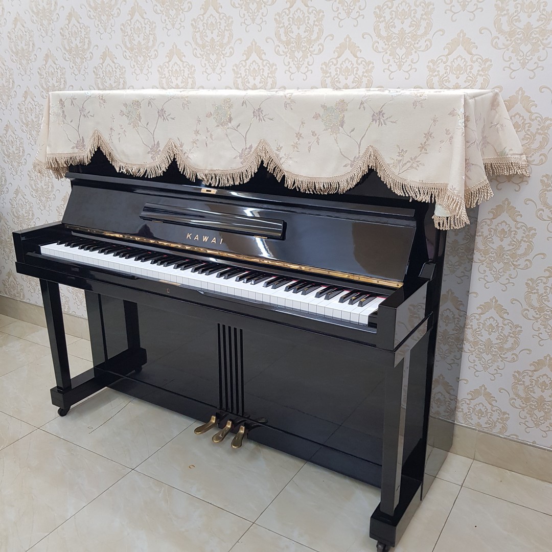 Khăn phủ đàn Piano mẫu thêu hoa tinh tế