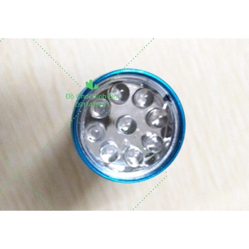 Đèn pin nhỏ - màu dạ Quang - 9 bóng
