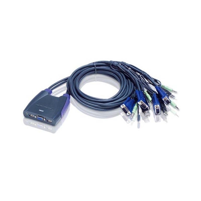 Aten CS64US - KVM 4 port chuẩn USB - Hàng chính hãng