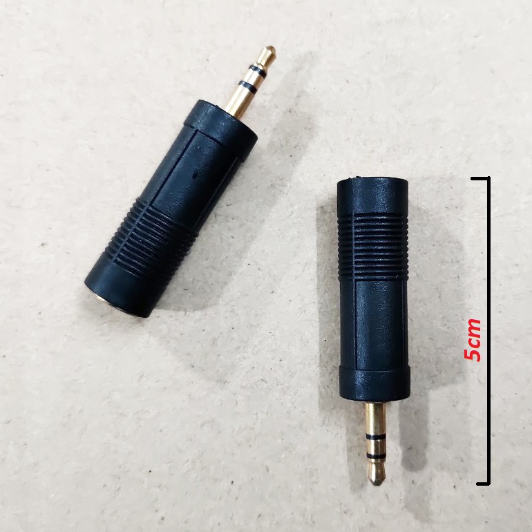 Combo 2 Jack chuyển 3,5mm ra 6mm ( rắc chuyển 3 ly ra 6 ly )