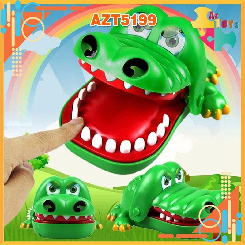 Đồ Chơi Cá Sấu Cắn Tay Crocodile Dentist Bằng Nhựa Cỡ Lớn - AZT5199