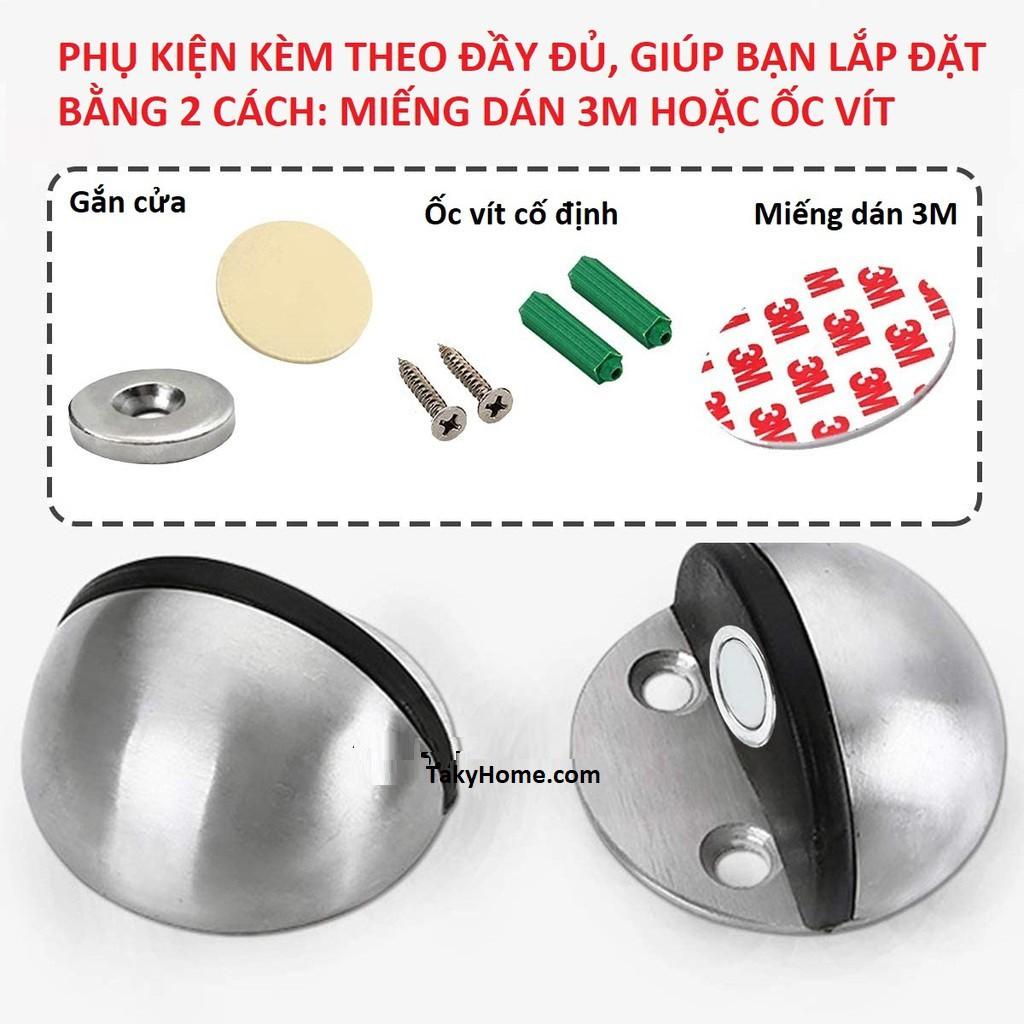 Chặn Cửa Bán Nguyệt Có Nam Châm, Chặn Cửa Đa Năng, Chặn Cửa Gắn Sàn Giúp Hạn Chế Va Đập Cho Cánh Cửa, An Toàn Cho Gia Đình. Giá Tốt, Tiện Dụng. TakyHome 1200