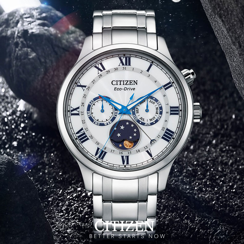Đồng Hồ Nam Citizen Dây Thép Không Gỉ AP1050-81A - Mặt Trắng