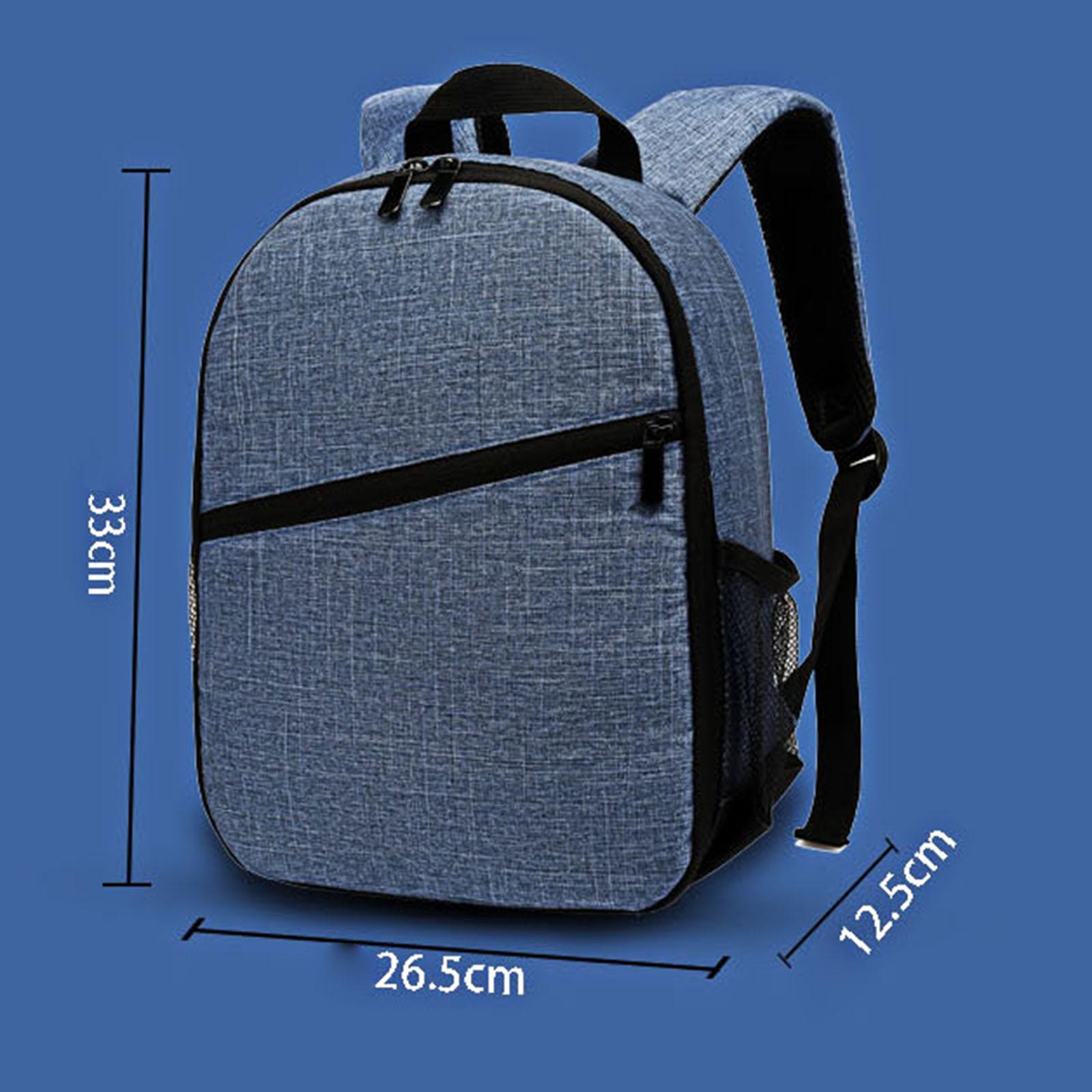 1x Waterproof Travel Camera Bag Backpack DSLR Portable for Lens Pouch Hiking