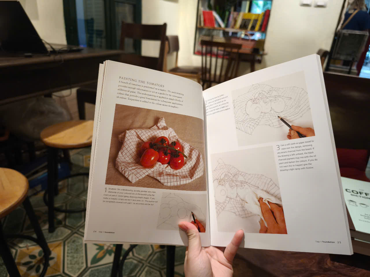 Sách - Oils In 10 Steps by Ian Sidaway - Art Book in English