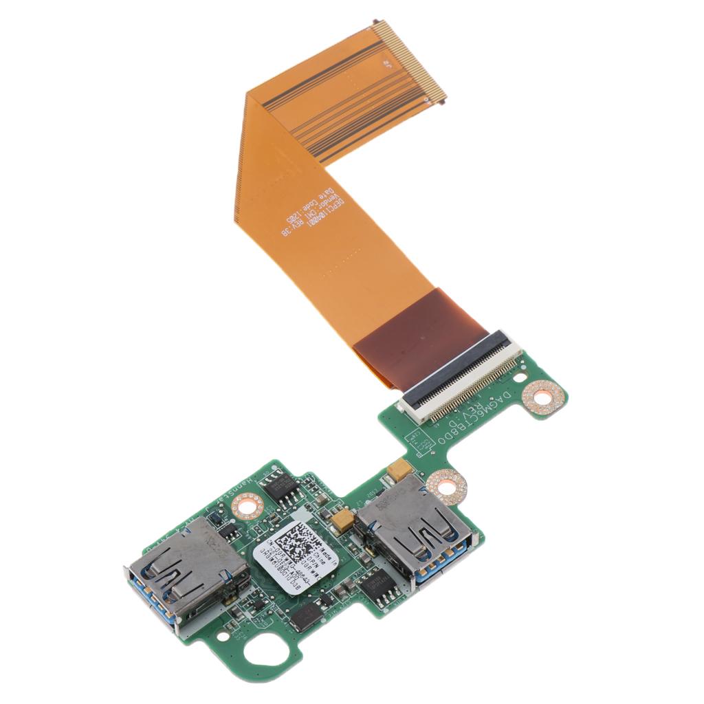 For  XPS 15 L502X USB 3.0 Port Board with Flex Cable 0GRWM0 DAGM6CTB8D0