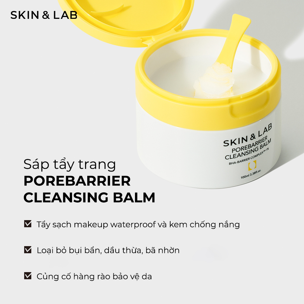 Sáp Tẩy Trang SKIN&amp;LAB Porebarrier Cleansing Balm 100ml