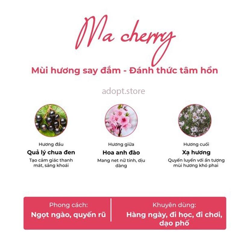 Nước Hoa Nữ 30ml ADOPT' MA CHERRY Ngọt Ngào, Tinh Tế, Quyến Rũ, Thơm Lâu