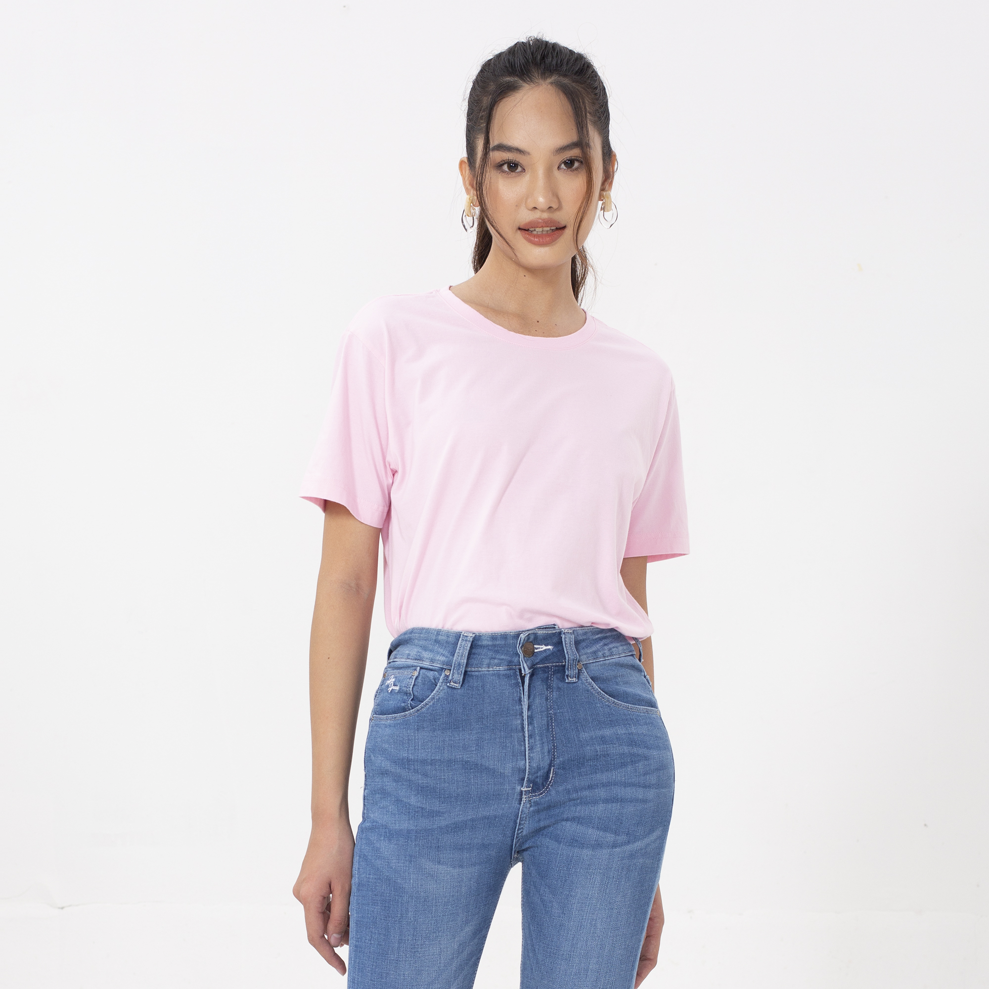 Áo Thun Nữ Aaa Jeans Cao Cấp Organic Cotton