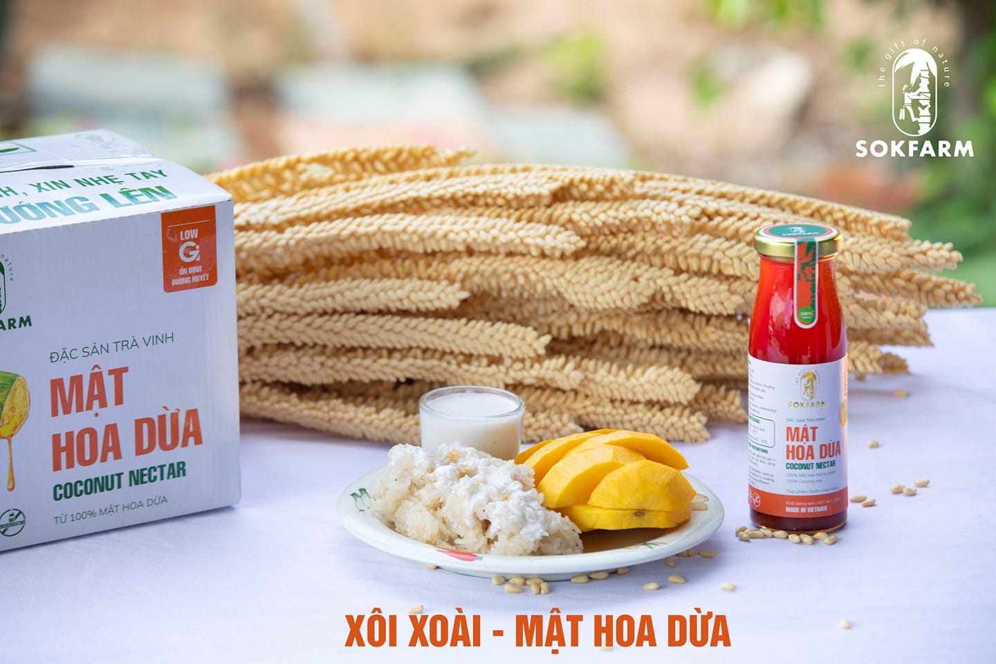 Mật Hoa Dừa SokFarm - Dành cho người Tiểu Đường