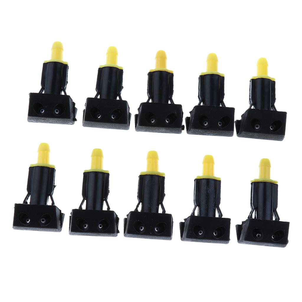 5 Pair Car Windshield Wiper Spray Jet Washer Nozzles for Nissan Tiida Sylphy