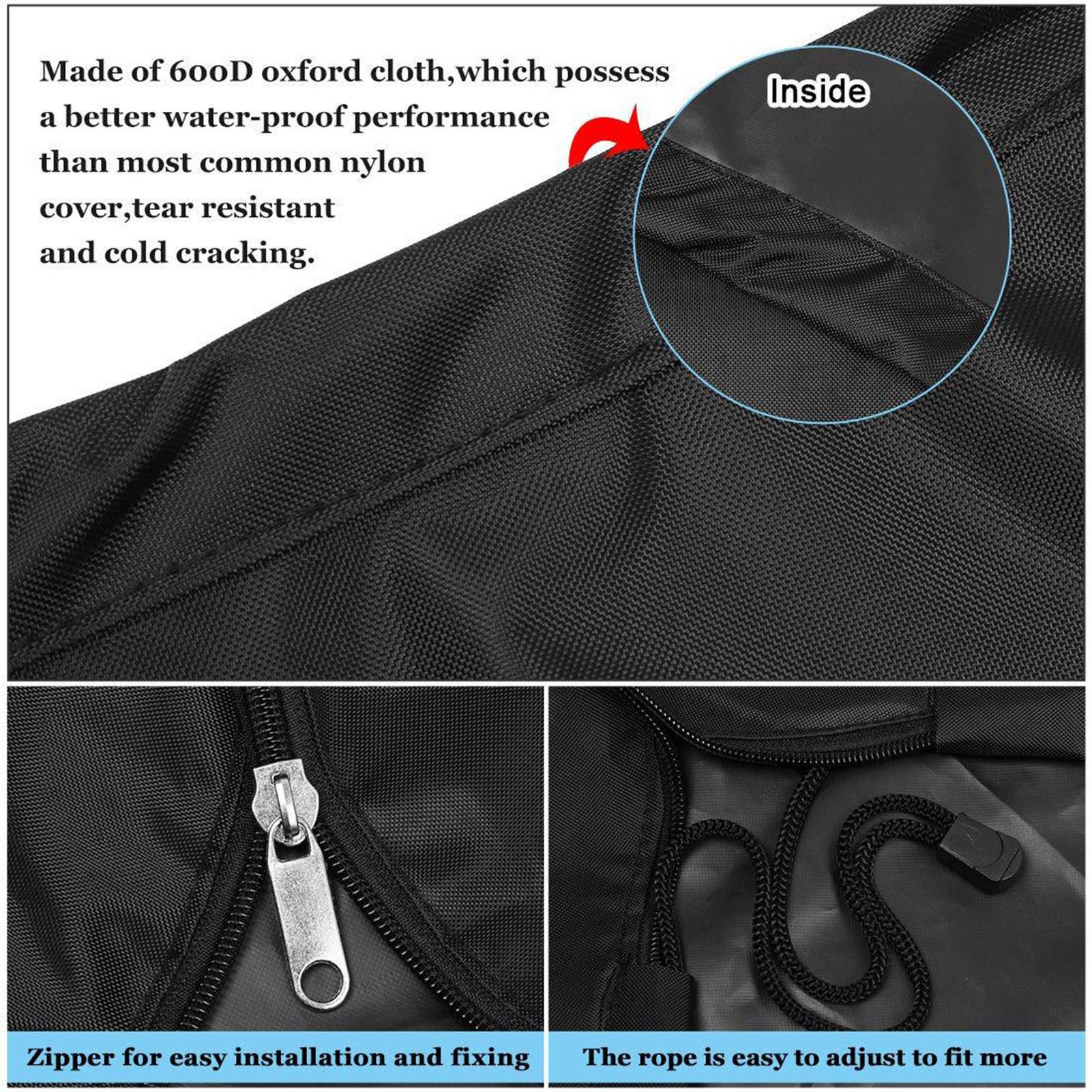 Boat Full Motor Cover Outboard Motor Cover Outboard Engine Protector Waterproof 600D Oxford Cloth Motor Hood Cover