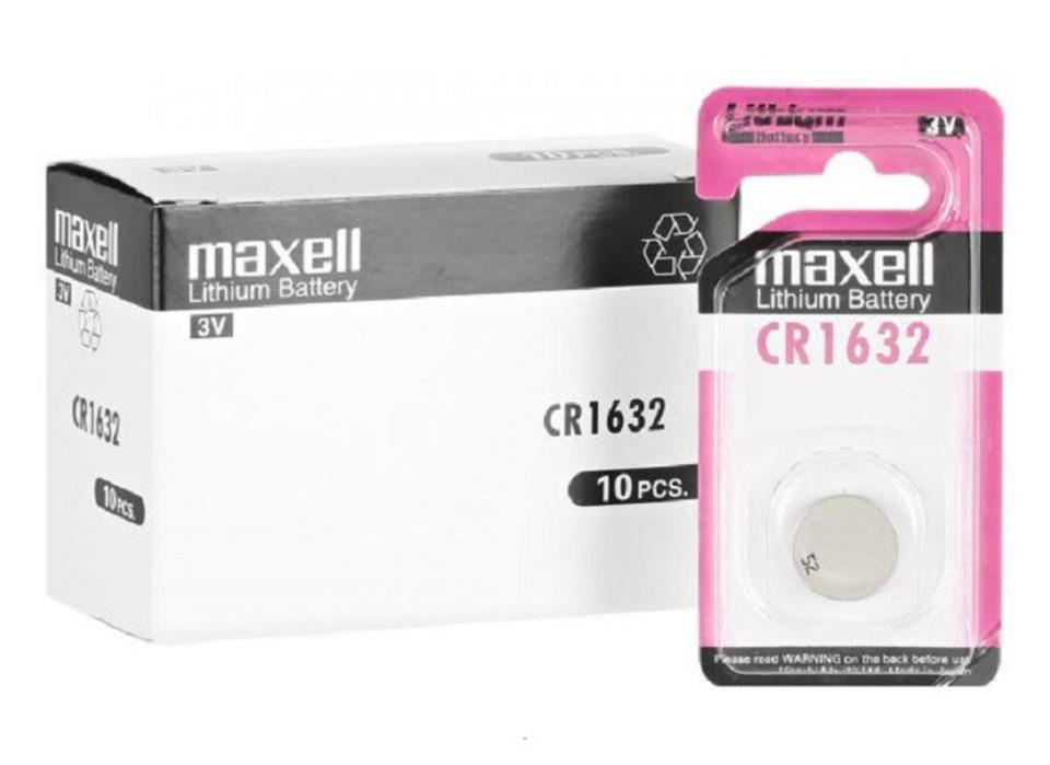 Vỉ 1 viên pin chính hãng Maxell CR1632 Nhật Bản