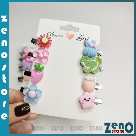 Set kẹp tóc trẻ em cute nhiều mẫu, cặp tóc dễ thương phong cách Hàn Quốc PT36