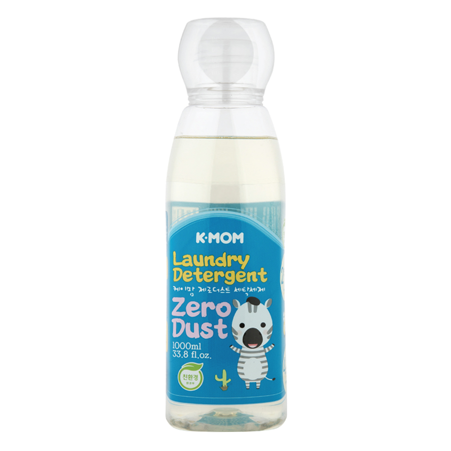 Nước giặt đồ hữu cơ cho trẻ sơ sinh Zero Dust K-Mom - 1000ml